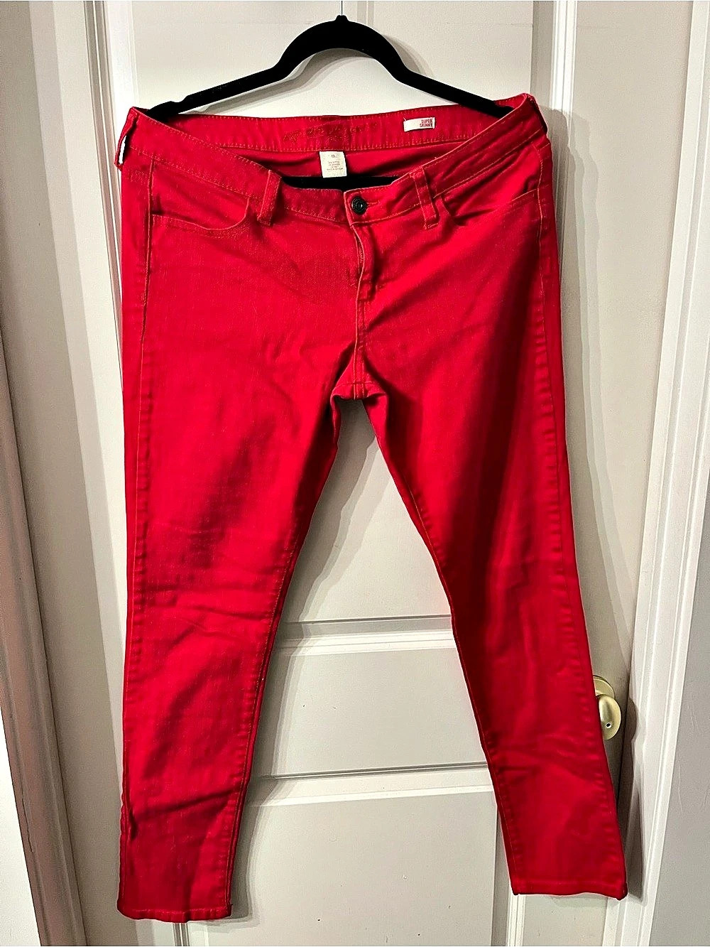 Arizona Super Skinny Red Jeans Waist 13